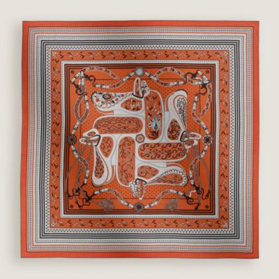 HERMES シルク100% マフラー 幾何学模様 値下げします！ 23092533_3.jpg